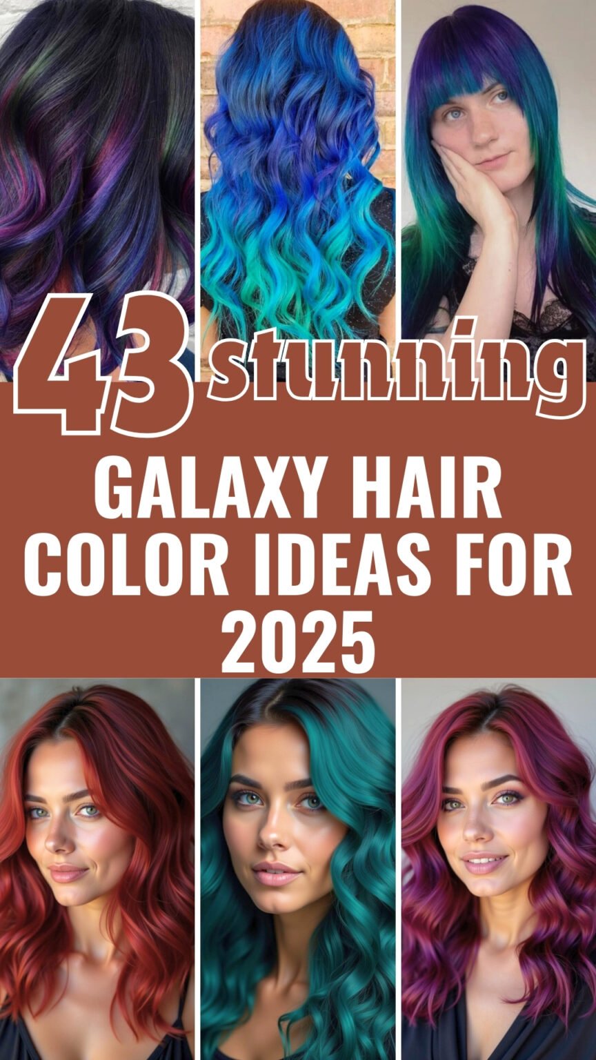 43 Galaxy Hair Color Ideas for 2025 – Fashion Trend Hacks