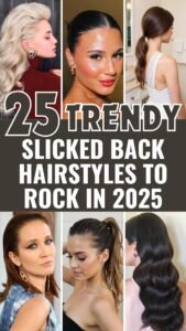 25 Slicked Back Hairstyles Ideas for 2025 – Fashion Trend Hacks