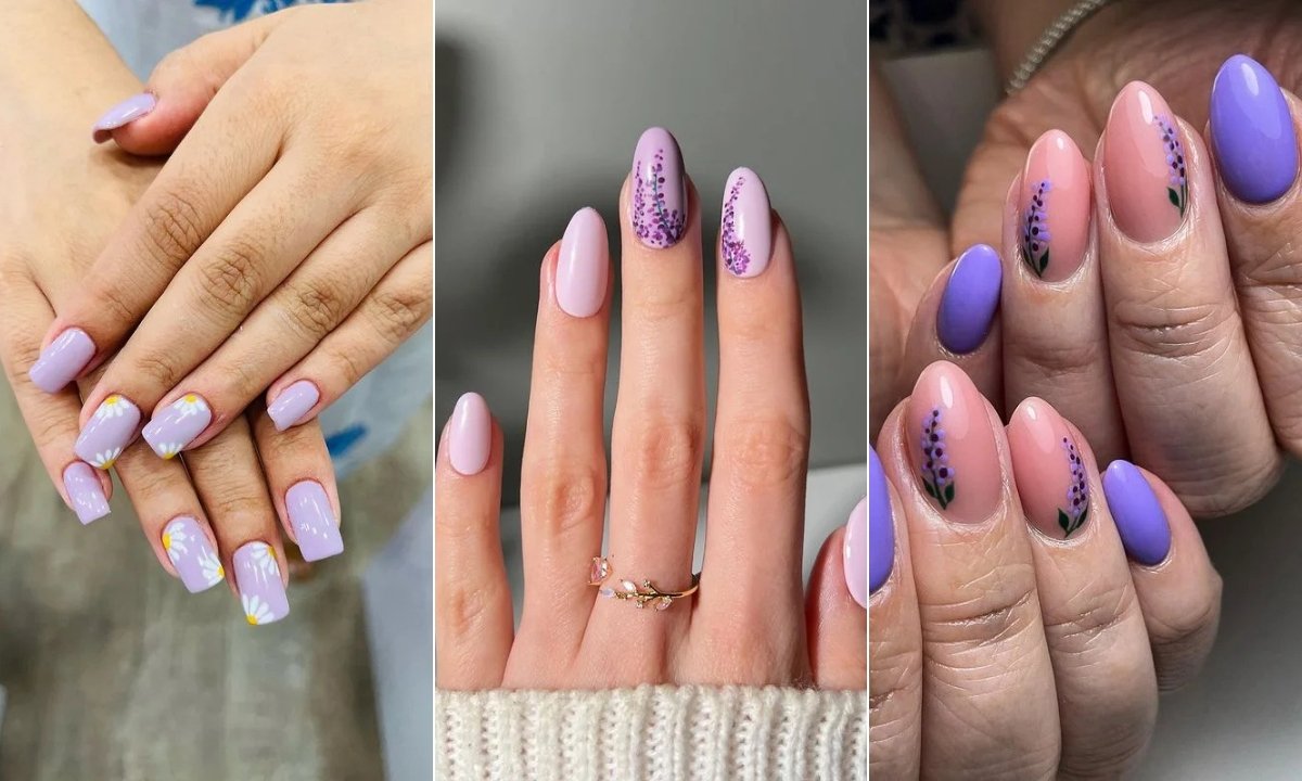 Lavender Nails