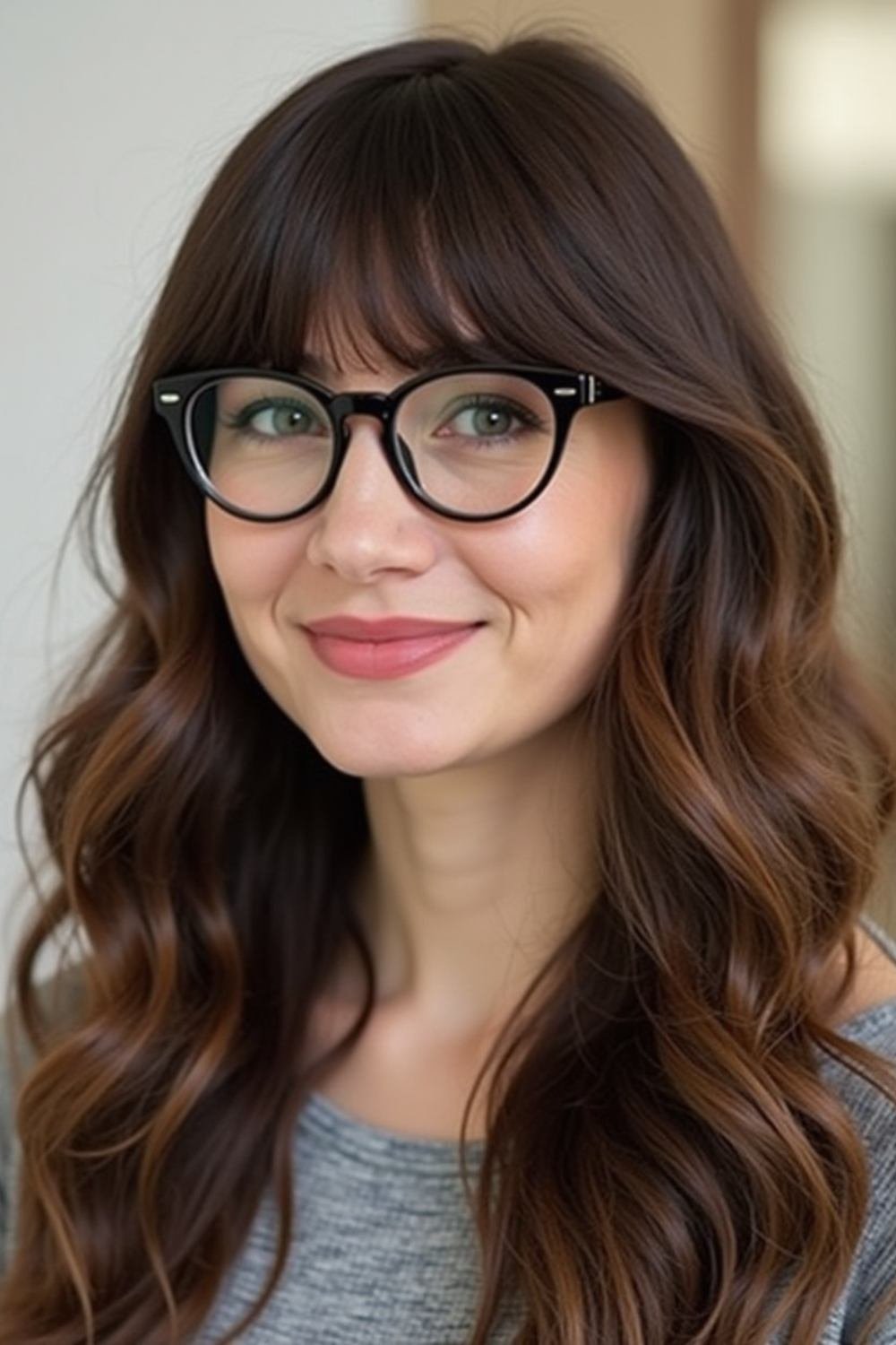 Bangs with Glasses: Elevating Style with the Perfect Hair and Frame Combination